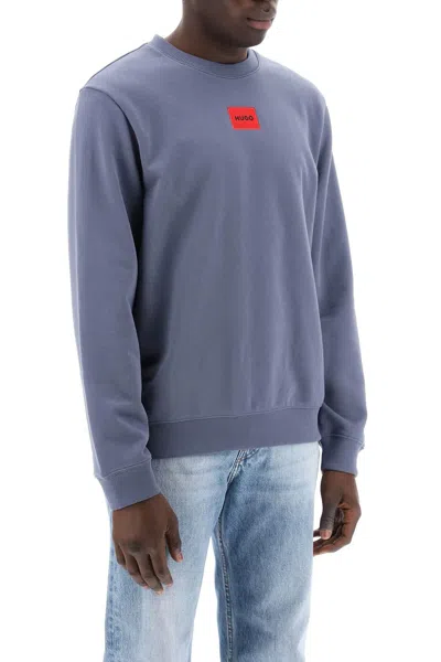 Shop Hugo Diragol Light Sweatshirt In Light Blue