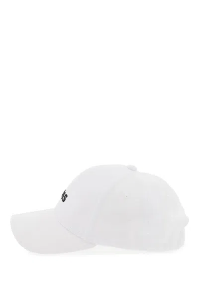 Shop Hugo Boss Boss Baseball Cap With Embroidered Logo In White