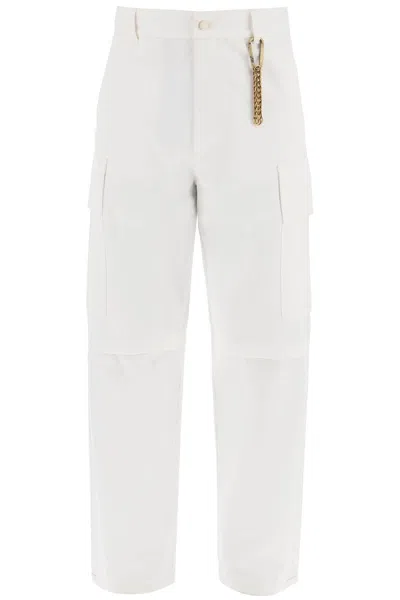 Shop Darkpark Laurent Saint Laurent Cargo Pants In White