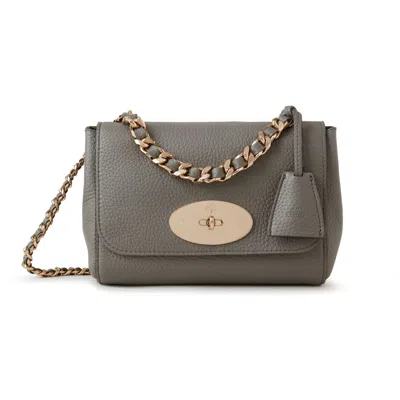 Shop Mulberry Top Handle Lily In Grey
