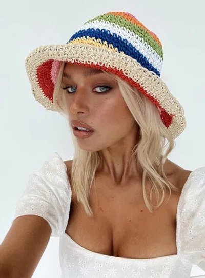 Shop Princess Polly Brit Bucket Hat In Multi