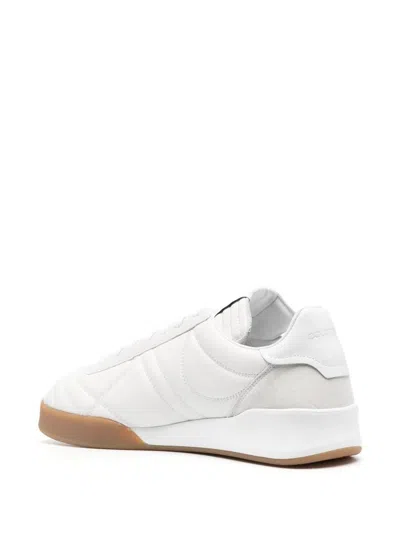 Courrèges Courreges Man Sneakers Off White Size 7 Leather In White