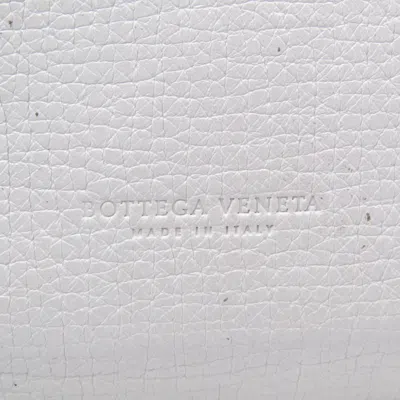 Shop Bottega Veneta Palmerato White Leather Wallet  ()