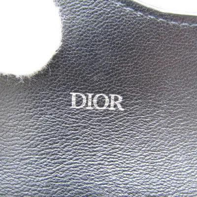 Shop Dior Airpods Black Leather Wallet  ()