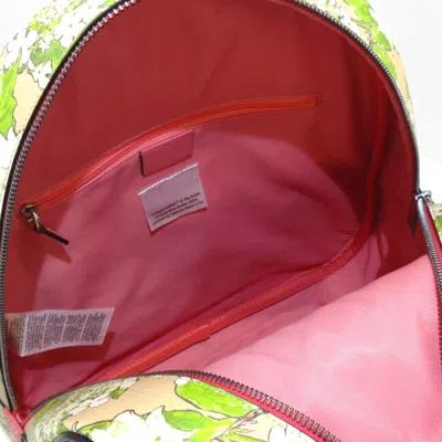 Shop Gucci Children's Beige Canvas Backpack Bag ()