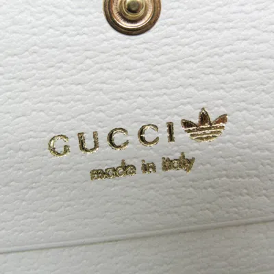 Shop Gucci Horsebit White Leather Wallet  ()