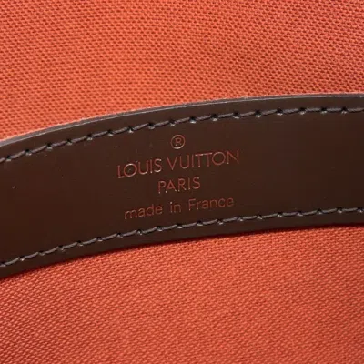 Pre-owned Louis Vuitton Naviglio Brown Canvas Shopper Bag ()