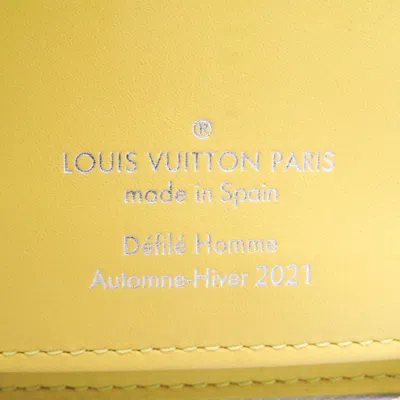 Pre-owned Louis Vuitton Zippy Wallet Vertical Yellow Leather Wallet  ()
