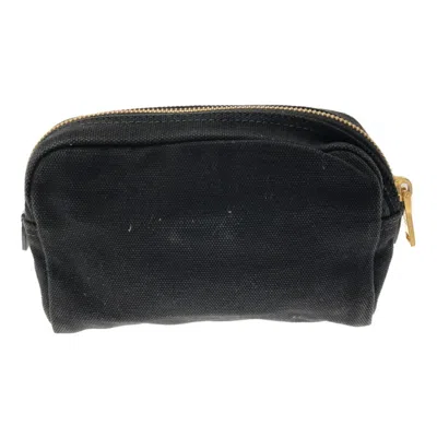 Shop Prada -- Black Canvas Clutch Bag ()