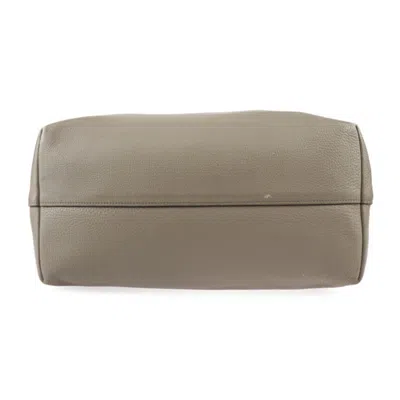 Shop Prada Saffiano Beige Leather Tote Bag ()