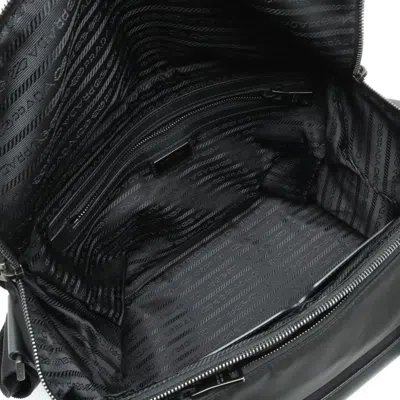 Shop Prada Tessuto Black Synthetic Shopper Bag ()