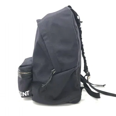 Shop Saint Laurent Black Synthetic Backpack Bag ()