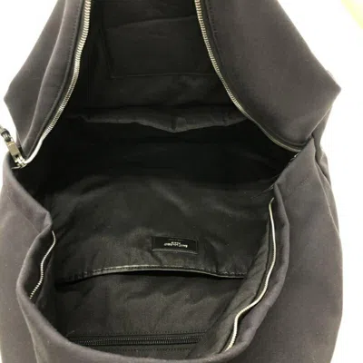 Shop Saint Laurent Black Synthetic Backpack Bag ()