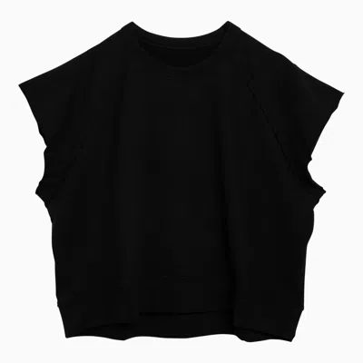 Shop Airei Black Sweatshirt In Organic Cotton