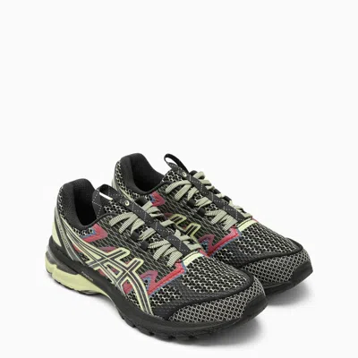 Shop Asics Us4 S Gel Terrain Sneakers Black/neon Lime