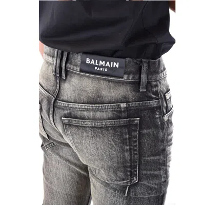 Shop Balmain Distressed Jeans