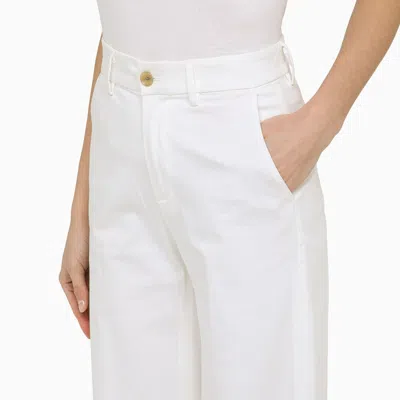 Shop Department 5 Misa White Cotton Wide Trousers