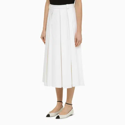 Shop Department 5 White Cotton Flounced Henrique Skirt
