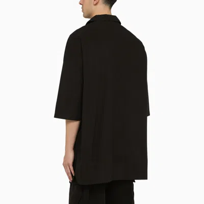 Shop Drkshdw Black Cotton Over Shirt