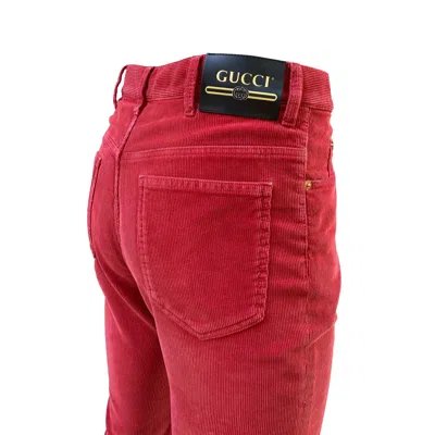 Shop Gucci Velvet Trousers