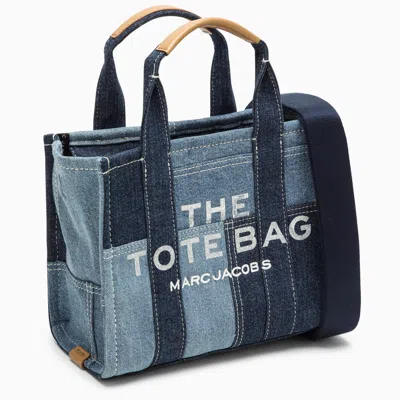 Shop Marc Jacobs Small Patchwork Denim Tote Bag