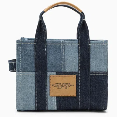 Shop Marc Jacobs Small Patchwork Denim Tote Bag