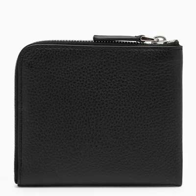 Shop Marni Black Zipped Wallet With Logo