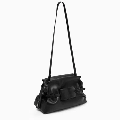 Shop Off-white Off White™ Black Leather Shoulder Bag