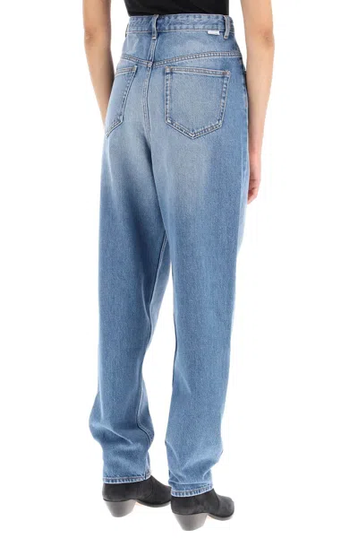 Shop Isabel Marant Étoile 'corsy' Loose Jeans With Tapered Cut
