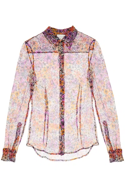 Shop Dries Van Noten 'cloudy' Silk Chiffon Shirt Women In Multicolor