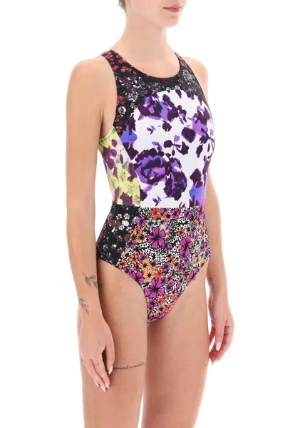 Shop Dries Van Noten Floral Print One-piece Swimsuit Women In Multicolor