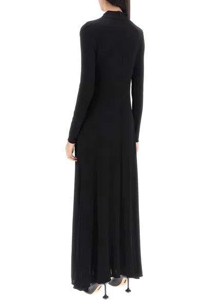 Shop Jil Sander Jersey Maxi Dress Women In Black
