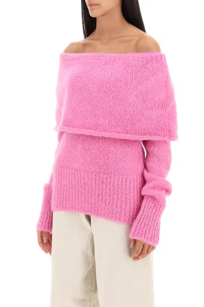 Shop Saks Potts 'skylar' Off-shoulder Sweater Women In Pink