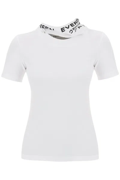 Shop Y/project Y Project "triple Collar T-shirt With Women In White