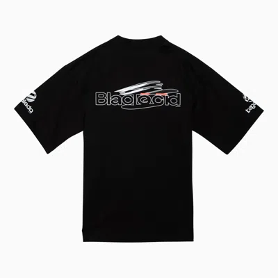 Shop Balenciaga Ai Generated Medium Fit Black/white T Shirt