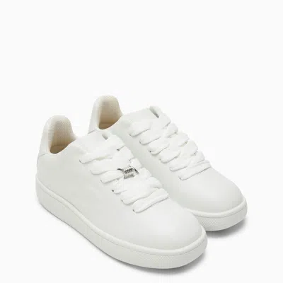 Shop Burberry White Box Sneaker