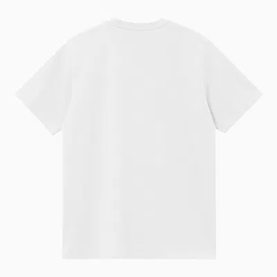 Shop Carhartt Wip White S/s Pocket T Shirt