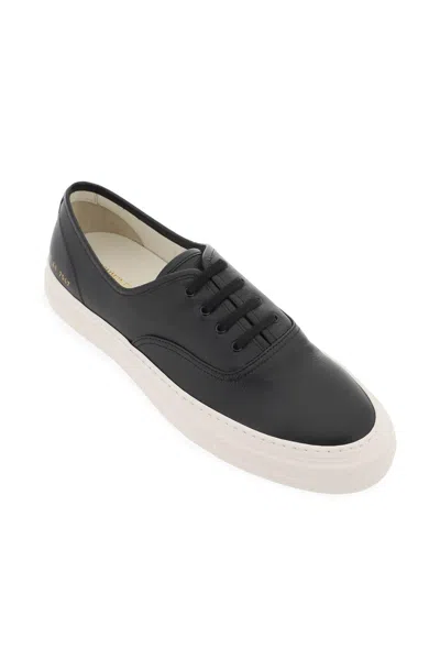 Shop Common Projects Hammered Leather Sneakers
