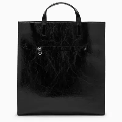 Shop Courrèges Black Heritage Tote Bag