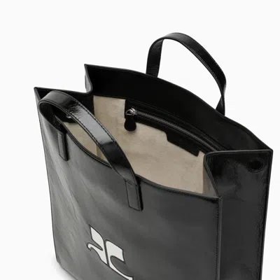 Shop Courrèges Black Heritage Tote Bag
