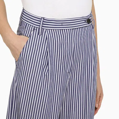 Shop Department 5 Fairmont Striped Cotton Wide Trousers