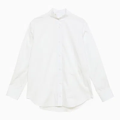Shop Fendi White Cotton Shirt