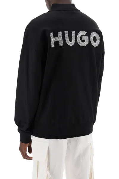 Shop Hugo Embroidered Logo Sweatshirt By