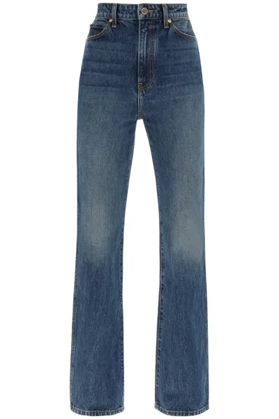 Shop Khaite Slim Fit Danielle Jeans