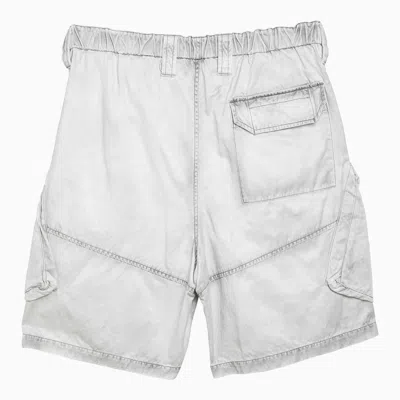 Shop Miharayasuhiro Maison Mihara Yasuhiro Light Grey Cotton Blend Bermuda Shorts