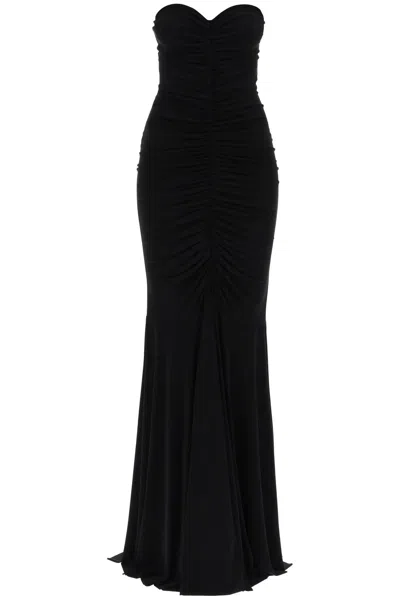 Shop Norma Kamali Strapless Mermaid Style Long Dress