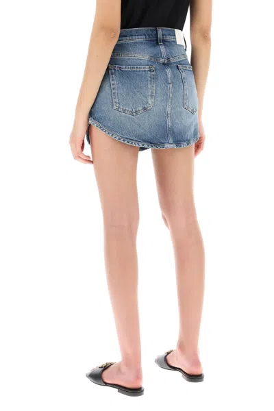 Shop Pinko Denim Mini Skirt From Mis