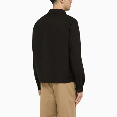 Shop Tagliatore Black Zipped Jacket In Wool