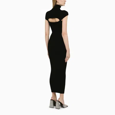 Shop Attico The  Black Knit Dress