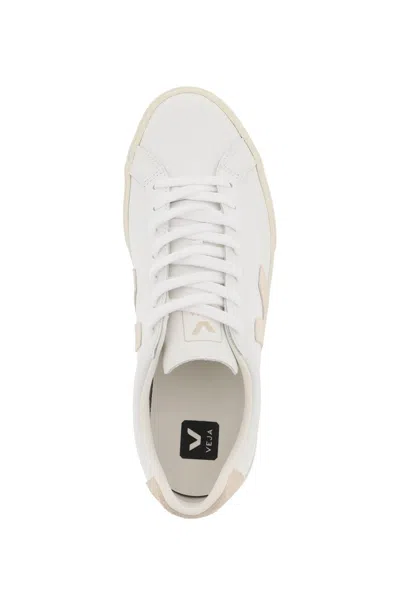 Shop Veja Leather Sneakers By